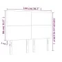 Kopfteile 4 Einheiten hellgrauer Samt 72x5x78/88 cm von vidaXL, Kopf- und Fußteile - Ref: Foro24-3116100, Preis: 106,17 €, Ra...