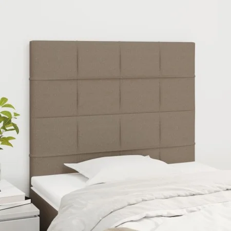 Headboards 2 units taupe gray fabric 80x5x78/88 cm by vidaXL, Headboards and footboards - Ref: Foro24-3116310, Price: 60,85 €...