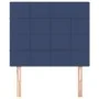 Cabeceros 2 unidades de tela azul 100x5x78/88 cm de vidaXL, Cabeceros y pies de cama - Ref: Foro24-3116328, Precio: 59,29 €, ...