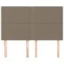 Cabeceros 4 unidades tela gris taupe 72x5x78/88 cm de vidaXL, Cabeceros y pies de cama - Ref: Foro24-3116194, Precio: 82,91 €...