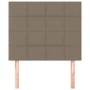 Kopfteile 2 Einheiten aus taupegrauem Stoff 90x5x78/88 cm von vidaXL, Kopf- und Fußteile - Ref: Foro24-3116318, Preis: 57,46 ...