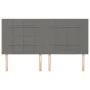 Headboards 4 units of dark gray fabric 80x5x78/88 cm by vidaXL, Headboards and footboards - Ref: Foro24-3116339, Price: 110,3...