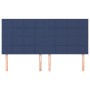 Cabeceros 4 unidades de tela azul 90x5x78/88 cm de vidaXL, Cabeceros y pies de cama - Ref: Foro24-3116352, Precio: 107,57 €, ...