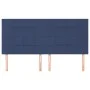 Cabeceros 4 unidades de tela azul 90x5x78/88 cm de vidaXL, Cabeceros y pies de cama - Ref: Foro24-3116352, Precio: 104,48 €, ...