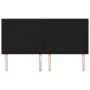 Cabeceros 4 unidades de tela negro 80x5x78/88 cm de vidaXL, Cabeceros y pies de cama - Ref: Foro24-3116060, Precio: 100,25 €,...