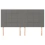 Headboards 4 units of dark gray fabric 90x5x78/88 cm by vidaXL, Headboards and footboards - Ref: Foro24-3116347, Price: 102,7...