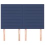 Cabeceros 4 unidades tela azul 72x5x78/88 cm de vidaXL, Cabeceros y pies de cama - Ref: Foro24-3116476, Precio: 115,07 €, Des...