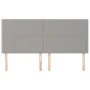 Kopfteile 4 Einheiten aus hellgrauem Stoff 100x5x78/88 cm von vidaXL, Kopf- und Fußteile - Ref: Foro24-3116214, Preis: 92,34 ...