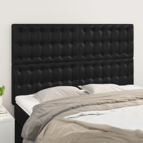 Kopfteile 4 Einheiten schwarzes Kunstleder 72x5x78/88 cm von vidaXL, Kopf- und Fußteile - Ref: Foro24-3116422, Preis: 120,41 ...