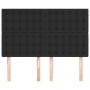 Headboards 4 units black synthetic leather 72x5x78/88 cm by vidaXL, Headboards and footboards - Ref: Foro24-3116422, Price: 1...