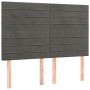 Kopfteile 4 Einheiten dunkelgrauer Samt 72x5x78/88 cm von vidaXL, Kopf- und Fußteile - Ref: Foro24-3116521, Preis: 95,97 €, R...