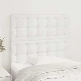 Kopfteile 2 Einheiten aus weißem Kunstleder 100x5x78/88 cm von vidaXL, Kopf- und Fußteile - Ref: Foro24-3116417, Preis: 63,21...