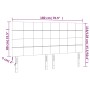 Kopfteile 4 Einheiten aus schwarzem Stoff 90x5x78/88 cm von vidaXL, Kopf- und Fußteile - Ref: Foro24-3116348, Preis: 106,90 €...