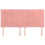 Kopfteile 4 Einheiten aus rosa Samt 90x5x78/88 cm von vidaXL, Kopf- und Fußteile - Ref: Foro24-3116397, Preis: 105,05 €, Raba...