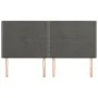 Headboards 4 units of dark gray velvet 100x5x78/88 cm by vidaXL, Headboards and footboards - Ref: Foro24-3116259, Price: 91,2...