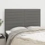 Headboards 4 units dark gray fabric 72x5x78/88 cm by vidaXL, Headboards and footboards - Ref: Foro24-3116471, Price: 94,63 €,...