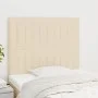 Headboards 2 units of cream-colored fabric 90x5x78/88 cm by vidaXL, Headboards and footboards - Ref: Foro24-3116557, Price: 7...