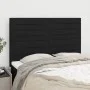 Headboards 4 units black fabric 72x5x78/88 cm by vidaXL, Headboards and footboards - Ref: Foro24-3116472, Price: 114,36 €, Di...