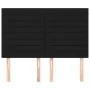 Headboards 4 units black fabric 72x5x78/88 cm by vidaXL, Headboards and footboards - Ref: Foro24-3116472, Price: 114,36 €, Di...