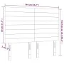 Headboards 4 units black fabric 72x5x78/88 cm by vidaXL, Headboards and footboards - Ref: Foro24-3116472, Price: 114,36 €, Di...