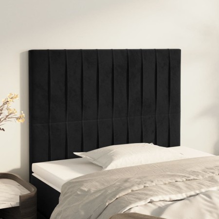 Kopfteile 2 Einheiten aus schwarzem Samt 80x5x78/88 cm von vidaXL, Kopf- und Fußteile - Ref: Foro24-3116602, Preis: 66,99 €, ...