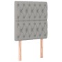 Kopfteile 2 Einheiten aus hellgrauem Stoff 80x7x78/88 cm von vidaXL, Kopf- und Fußteile - Ref: Foro24-3116642, Preis: 73,39 €...