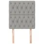 Headboards 2 units of light gray fabric 80x7x78/88 cm by vidaXL, Headboards and footboards - Ref: Foro24-3116642, Price: 70,7...