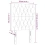 Headboards 2 units of light gray fabric 80x7x78/88 cm by vidaXL, Headboards and footboards - Ref: Foro24-3116642, Price: 70,7...