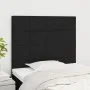 Cabeceros 2 unidades de tela negro 90x5x78/88 cm de vidaXL, Cabeceros y pies de cama - Ref: Foro24-3116316, Precio: 56,28 €, ...
