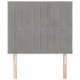 Headboards 2 units of light gray velvet 100x5x78/88 cm by vidaXL, Headboards and footboards - Ref: Foro24-3116612, Price: 70,...