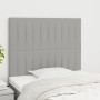 Kopfteile 2 Einheiten aus hellgrauem Stoff 90x5x78/88 cm von vidaXL, Kopf- und Fußteile - Ref: Foro24-3116552, Preis: 56,46 €...