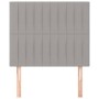 Kopfteile 2 Einheiten aus hellgrauem Stoff 90x5x78/88 cm von vidaXL, Kopf- und Fußteile - Ref: Foro24-3116552, Preis: 56,46 €...