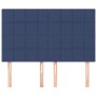 Kopfteile 4 Einheiten aus blauem Stoff 72x5x78/88 cm von vidaXL, Kopf- und Fußteile - Ref: Foro24-3116336, Preis: 95,15 €, Ra...