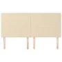 Headboards 4 units of cream-colored fabric 90x5x78/88 cm by vidaXL, Headboards and footboards - Ref: Foro24-3116071, Price: 1...