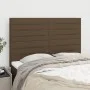 Kopfteile 4 Einheiten dunkelbrauner Stoff 72x5x78/88 cm von vidaXL, Kopf- und Fußteile - Ref: Foro24-3116473, Preis: 114,48 €...