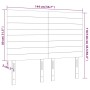 Kopfteile 4 Einheiten dunkelbrauner Stoff 72x5x78/88 cm von vidaXL, Kopf- und Fußteile - Ref: Foro24-3116473, Preis: 116,77 €...