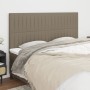 Kopfteile 4 Einheiten aus taupegrauem Stoff 90x5x78/88 cm von vidaXL, Kopf- und Fußteile - Ref: Foro24-3116588, Preis: 118,50...