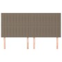 Kopfteile 4 Einheiten aus taupegrauem Stoff 90x5x78/88 cm von vidaXL, Kopf- und Fußteile - Ref: Foro24-3116588, Preis: 118,50...