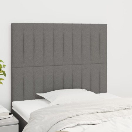 Kopfteile 2 Einheiten aus dunkelgrauem Stoff 90x5x78/88 cm von vidaXL, Kopf- und Fußteile - Ref: Foro24-3116553, Preis: 67,35...