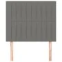 Headboards 2 units of dark gray fabric 90x5x78/88 cm by vidaXL, Headboards and footboards - Ref: Foro24-3116553, Price: 64,60...