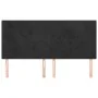 Cabeceros 4 unidades de terciopelo negro 80x5x78/88 cm de vidaXL, Cabeceros y pies de cama - Ref: Foro24-3116108, Precio: 133...