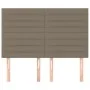 Headboards 4 units taupe gray fabric 72x5x78/88 cm by vidaXL, Headboards and footboards - Ref: Foro24-3116474, Price: 117,08 ...