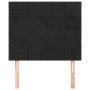 Kopfteile 2 Einheiten aus schwarzem Samt 90x5x78/88 cm von vidaXL, Kopf- und Fußteile - Ref: Foro24-3116370, Preis: 70,08 €, ...