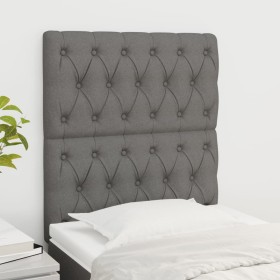 Kopfteile 2 Einheiten aus dunkelgrauem Stoff 80x7x78/88 cm von vidaXL, Kopf- und Fußteile - Ref: Foro24-3116643, Preis: 72,25...
