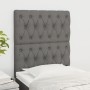 Headboards 2 units of dark gray fabric 80x7x78/88 cm by vidaXL, Headboards and footboards - Ref: Foro24-3116643, Price: 67,57...