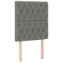 Headboards 2 units of dark gray fabric 80x7x78/88 cm by vidaXL, Headboards and footboards - Ref: Foro24-3116643, Price: 70,75...