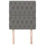 Headboards 2 units of dark gray fabric 80x7x78/88 cm by vidaXL, Headboards and footboards - Ref: Foro24-3116643, Price: 70,75...