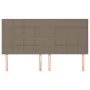 Cabeceros 4 unidades de tela gris taupe 90x5x78/88 cm de vidaXL, Cabeceros y pies de cama - Ref: Foro24-3116350, Precio: 104,...