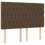 Kopfteile 4 Einheiten dunkelbrauner Stoff 72x7x78/88 cm von vidaXL, Kopf- und Fußteile - Ref: Foro24-3116669, Preis: 131,93 €...