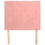 Cabeceros 2 unidades de terciopelo rosa 80x5x78/88 cm de vidaXL, Cabeceros y pies de cama - Ref: Foro24-3116087, Precio: 55,3...